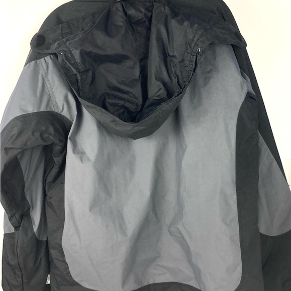 Columbia Interchange Fleece Lined Black & Gray Winter Jacket Mens Medium - Picture 5 of 15